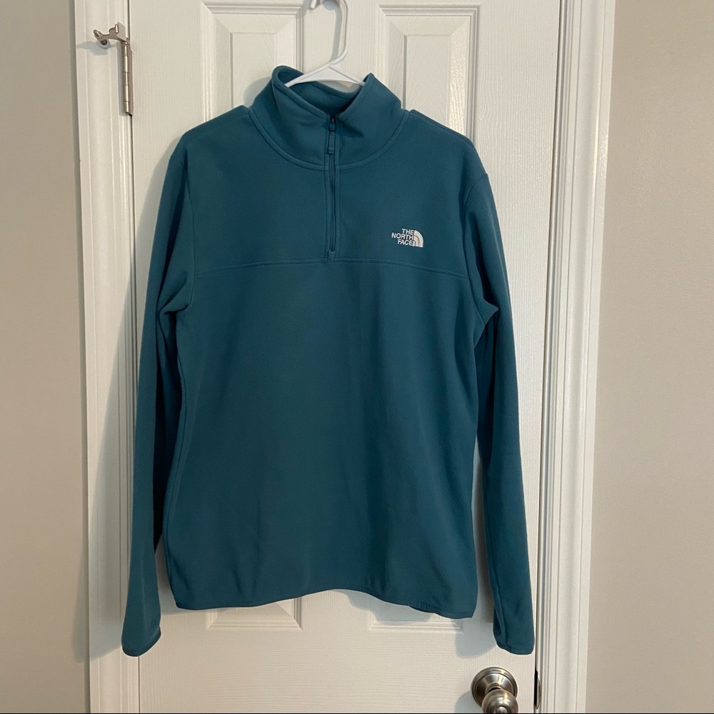North Face TKA Glacier 1/4 Zip Pullover Men’s Size M